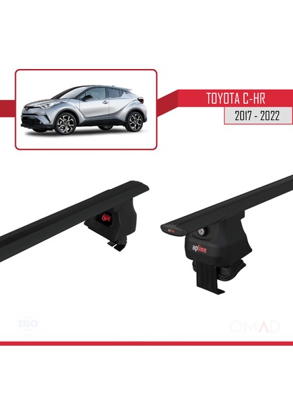 Toyota C-Hr 2017-2022 Arası ile Uyumlu Ace-4 Ara Atkı Tavan Barı Siyah fırsatları