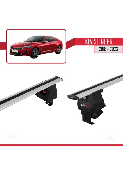 Kia Stinger 2018-2023 Arası ile Uyumlu Ace-4 Ara Atkı Tavan Barı Gri fırsatları