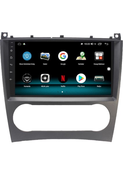 Mercedes G W463 Android 13 Multimedya Carplay 4gb RAM+64GB HDD 2006-2012 Navigasyon Ekran
