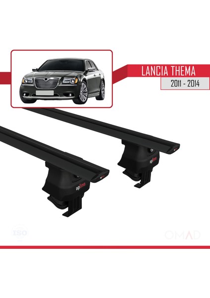 Lancia Thema 2011-2014 Arası ile Uyumlu Ace-4 Ara Atkı Tavan Barı Siyah modelleri