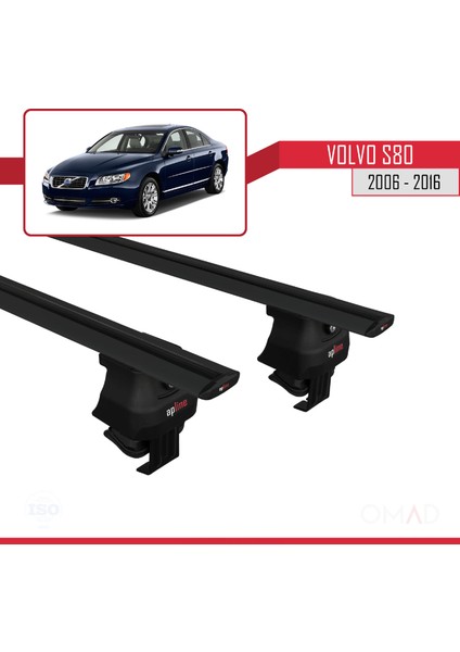 Volvo S80 2006-2016 Arası ile Uyumlu Ace-4 Ara Atkı Tavan Barı Siyah modelleri