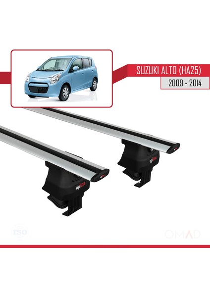 Suzuki Alto (HA25) 2009-2014 Arası ile Uyumlu Ace-4 Ara Atkı Tavan Barı Gri modelleri