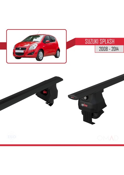 Suzuki Splash 2008-2014 Arası ile Uyumlu Ace-4 Ara Atkı Tavan Barı Siyah