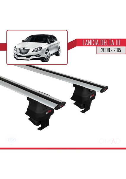 Lancia Delta Iıı 2008-2015 Arası ile Uyumlu Ace-4 Ara Atkı Tavan Barı Gri modelleri