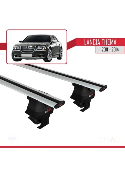 Lancia Thema 2011-2014 Arası ile Uyumlu Ace-4 Ara Atkı Tavan Barı Gri modelleri
