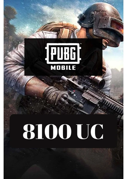 PUBG Mobile 8100 Uc Pubg Mobile Tr