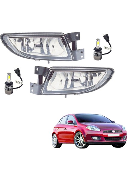Fiat Bravo 2009 Sis Farı Takımı LED Xenon Set