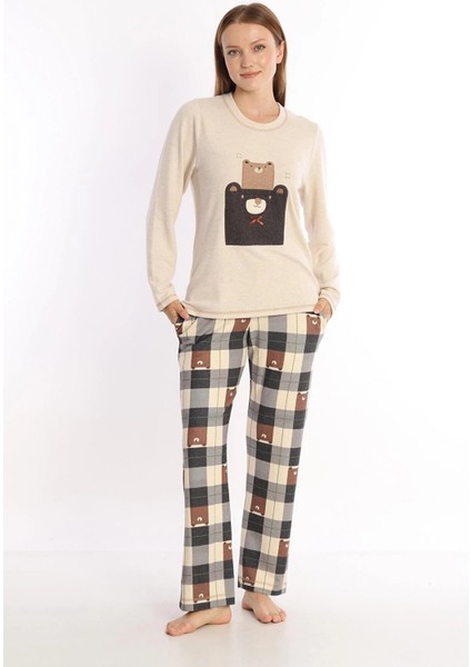 Uzun Kol Kadın Pijama Takım 98411