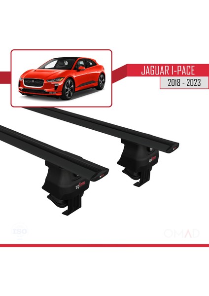 Jaguar I-Pace 2018 ve Sonrası ile Uyumlu Ace-4 Ara Atkı Tavan Barı Siyah modelleri