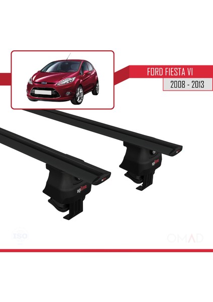 Ford Fiesta Vı 2008-2013 Arası ile Uyumlu Ace-4 Ara Atkı Tavan Barı Siyah modelleri