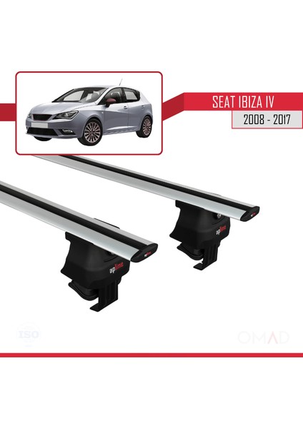 Seat Ibiza Iv 2008-2017 Arası ile Uyumlu Ace-4 Ara Atkı Tavan Barı Gri modelleri