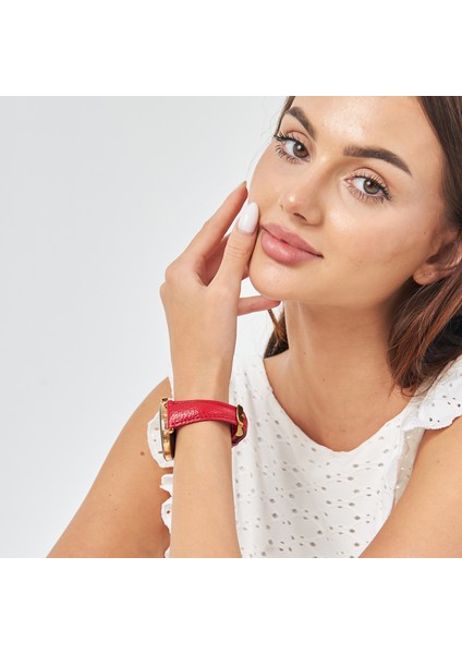 Samsung Galaxy Watch Kadın Kordon Samsung Watch4 Watch5 Watch 6 Watch 5 Pro 40MM 43MM 44MM 45MM 46MM 47MM 20MM Hakiki Deri Kayış Kırmızı fiyatları