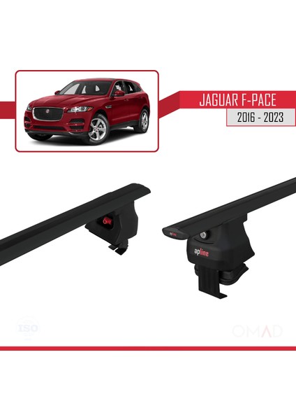 Jaguar F-Pace 2016 ve Sonrası ile Uyumlu Ace-4 Ara Atkı Tavan Barı Siyah fırsatları