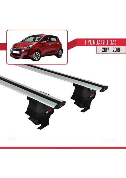 Hyundai I10 (Ia) 2017-2019 Arası ile Uyumlu Ace-4 Ara Atkı Tavan Barı Gri modelleri