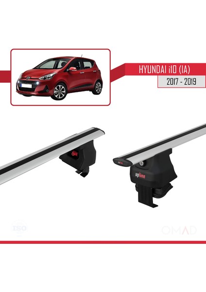Hyundai I10 (Ia) 2017-2019 Arası ile Uyumlu Ace-4 Ara Atkı Tavan Barı Gri fırsatları
