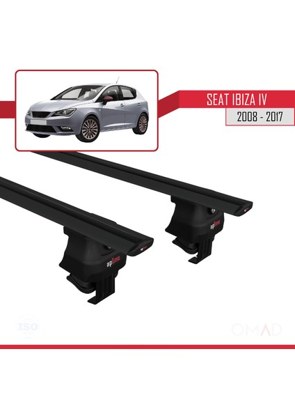 Seat Ibiza Iv 2008-2017 Arası ile Uyumlu Ace-4 Ara Atkı Tavan Barı Siyah modelleri