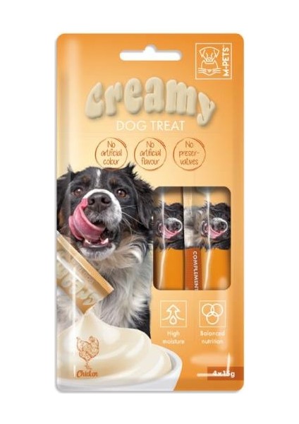 Tavuklu Köpek Ödül Kreması 4X15 gr