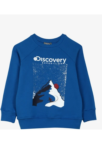 Discovery Expedition Saks Erkek Çocuk Bisiklet Yaka Sweatshirt D3WB-SWT22