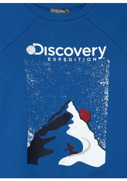 Discovery Expedition Saks Erkek Çocuk Bisiklet Yaka Sweatshirt D3WB-SWT22