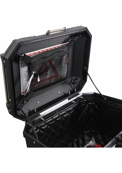 37 Lt Alüminyum Motosiklet Çanta Uyumlu Çanta Içi File Siyah modelleri