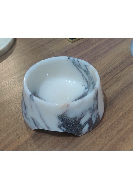 Mermer Kedi Köpek Mama Su Kabı (Kişiselleştirilebilir) Mamakabı