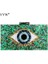 Yeşil Patchwork Glitter Nazar Akrilik Çanta Pvc Plastik Kutu Manşonlar Zincir Shouler Çanta Seyahat Akşam Çanta Kadın Crossbody Çanta (Yurt Dışından) 1