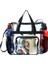 Siyah 1 Adet Taşınabilir Şeffaf Omuz Crossbody Çanta Tote Satchel Çanta Kadınlar Için (Yurt Dışından) 1