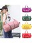 Pembe Echoine Kadın Moda Eğlence Zip Seyahat Çantası Spor Çantası Mektup Baskı Taşınabilir Tek Omuz Çantası Büyük Kapasiteli Saklama Çantası (Yurt Dışından) 2