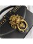 Kırmızı Moda Kız Metal Aslan Çanta Crossbody Çanta Tote Kadınlar Metal Aslan Kafası Marka Omuz Çantası Mini Kare Çanta (Yurt Dışından) 3
