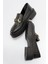 Unte Siyah Floter Kadın Loafer 5