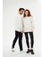 Unisex Gri Oversize Bol Kalıp Sweatshirt (Sevgili-Çift Kombini Tavsiyesi) 2