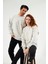 Unisex Gri Oversize Bol Kalıp Sweatshirt (Sevgili-Çift Kombini Tavsiyesi) 1