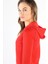 Sonatra Hoodie Yünlü Kapüşonlu Kadın Sweatshirt - Red 1