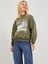 Jxella Loose Crew Ls Swt Kadın Yeşil Sweatshirt 12241324-Green 1