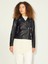 Jjxx Biker Siyah Kadın Pu Deri Ceket 12206262 2