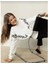 Kız Çocuk Omuz Fırfırlı Çiçek Nakışlı Örme Sweatshirt Bebe Yaka Ekru Renk 1
