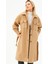 Z6777 Dewberry Kadın Palto-Camel 1