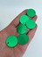 Yuvarlak Elbise Pvc Payet Pul Yeşil 30MM 625 Gram 1