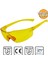 Iş Güvenlik Gözlüğü Rüzgar Toz Korumalı Gözlük Uv Koruyucu Güneş Gözlüğü Silikon Burunluk Sarı 1