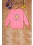 Pembe Papatya Baskılı Kız Çocuk Sweatshirt 16613 1