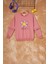 Koyu Pembe Papatya Baskılı Kız Çocuk Sweatshirt 16615 1