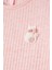 Pembe Fırfırlı Kedi Nakışlı Kız Çocuk Badi 16580 2