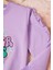 Lila Summer Yazı Nakışlı Kız Çocuk Sweatshirt 16588 3