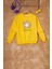 Sarı Papatya Baskılı Kız Çocuk Sweatshirt 16612 1