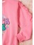 Pembe Summer Yazı Nakışlı Kız Çocuk Sweatshirt 16583 3