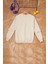 Krem Papatya Baskılı Kız Çocuk Sweatshirt 16614 4