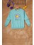 Yeşil Papatya Baskılı Kız Çocuk Sweatshirt 16610 1