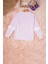 Lila Smile Nakışlı Kız Çocuk Waffle Sweatshirt 16593 5