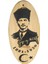 Atatürk Ahşap Oyma duvar Süsü. kavukluk,ahşap raf 1