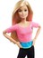 Barbie Sonsuz Hareket Bebeği Sarışın Siyah Taytlı DHL82 [mustazen] 4